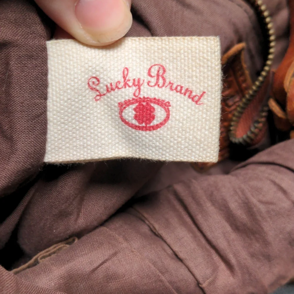 Lucky Brand 100% Lamb Leather Bag - Picture 7 of 11